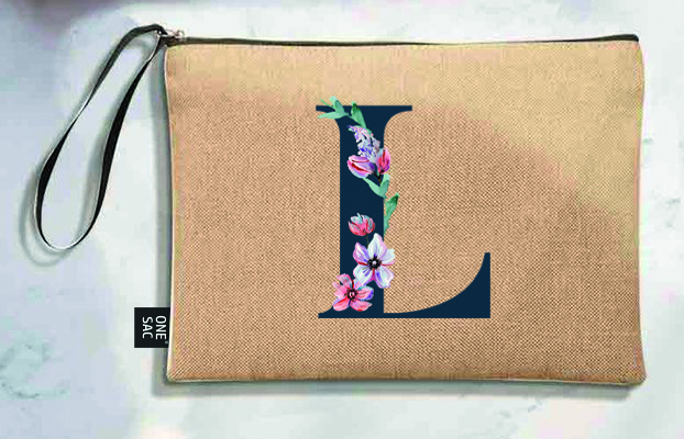 Sac à main Lettre L (Modèles variés) (25 × 18 × 1 cm)
